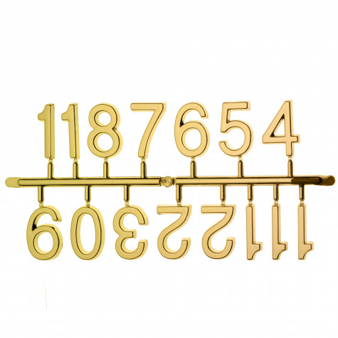 Набор цифр D5 gold для циферблата