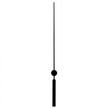 Секундная стрелка 133 black (123мм)