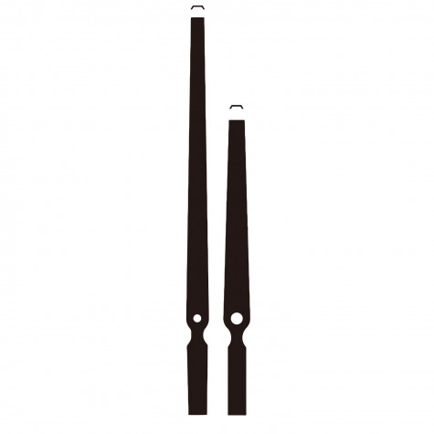 Комплект стрелок 606 black для механизмов ETA и Sangtai