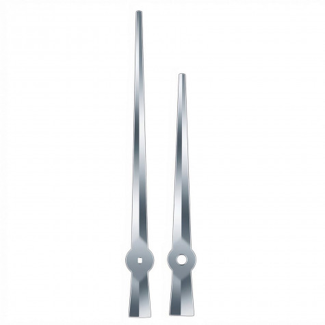 Комплект стрелок 012 chrome для механизма Hermle