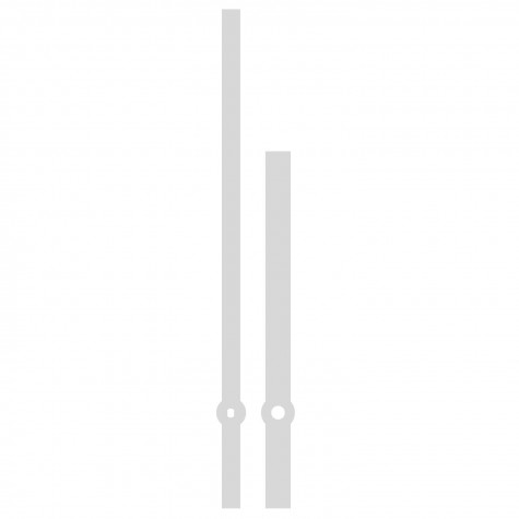 Комплект стрелок 015 white для механизма Hermle