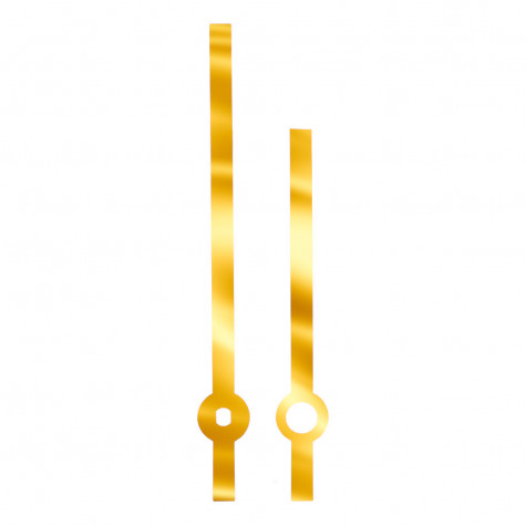 Комплект стрелок 02А gold для механизма Hermle