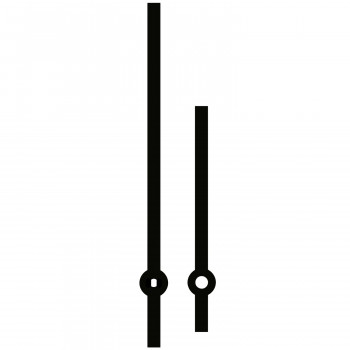 Комплект стрелок 116 black (115/95мм)