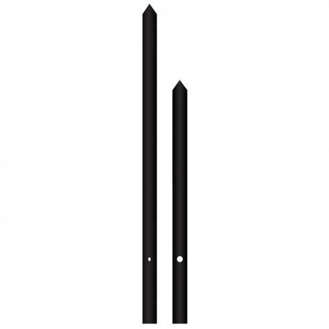 Комплект стрелок X01 black для механизма Hermle