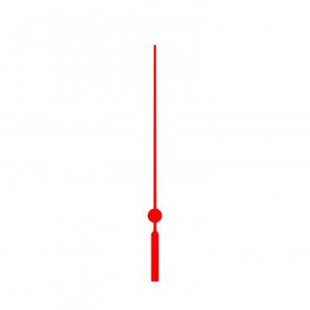 Секундная стрелка Sec. 125 red (83мм)