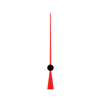 Секундная стрелка Sec. 60 red (60мм)