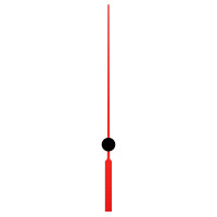 Секундная стрелка Sec. 90 red (90мм)
