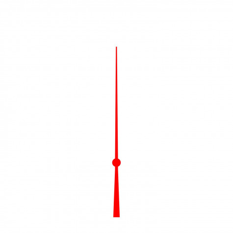 Секундная стрелка sec A red для механизма Hermle