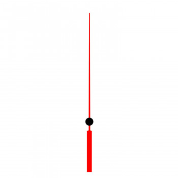 Секундная стрелка Sec. D red (123мм)