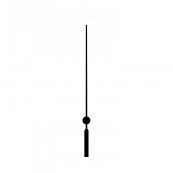 Секундная стрелка Sec. 125 black (83мм)