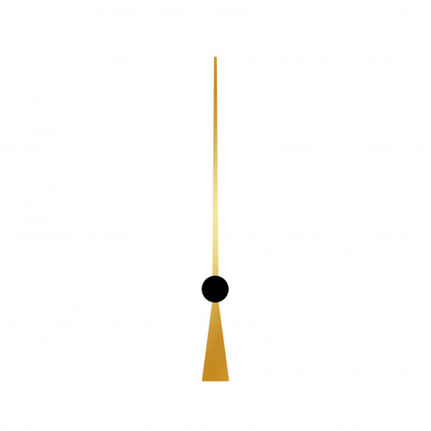 Секундная стрелка sec 60 gold для механизма Hermle