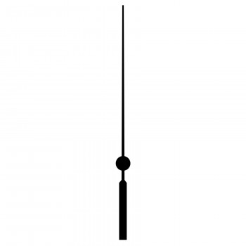 Секундная стрелка Sec. 90 black (90мм)