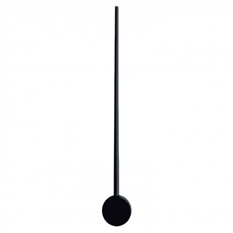 Секундная стрелка sec. Plastic black для механизма Hermle