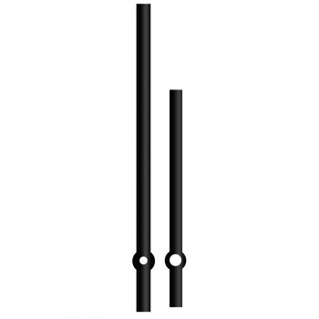 Комплект стрелок 3441 black (100/65мм)