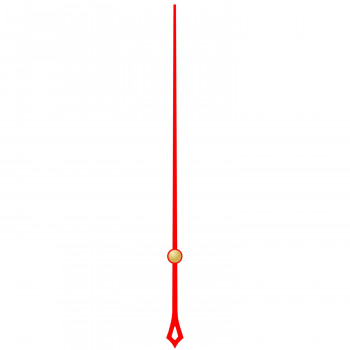 Секундная стрелка 6 red (105мм)