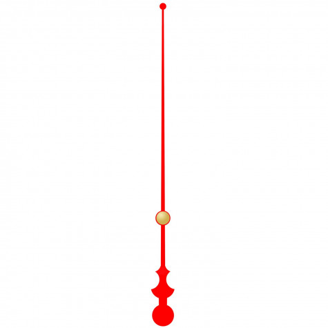 Секундная стрелка 7 red для механизмов ETA и Sangtai