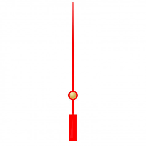 Секундная стрелка 95 red для механизмов ETA и Sangtai