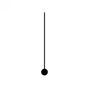 Секундная стрелка 132 black (80мм)