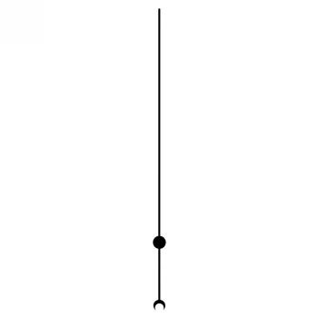 Секундная стрелка 134 black (110мм)