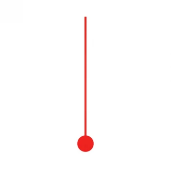 Секундная стрелка 137 red (107мм)