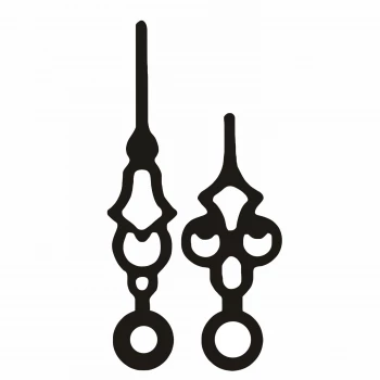 Комплект стрелок 228 black (60/40мм)