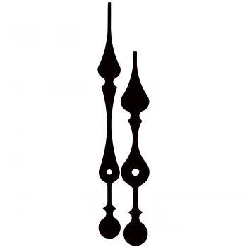 Комплект стрелок 3178 black (140/100мм)