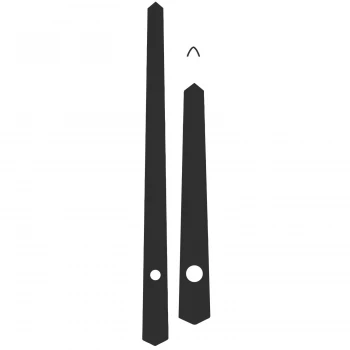 Комплект стрелок 702 black (130/91мм)