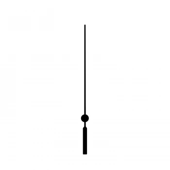 Секундная стрелка Sec. 125 black (83мм)