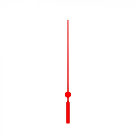 Секундная стрелка sec. 125 red для механизма Hermle