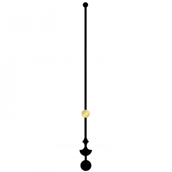 Секундная стрелка 692 black (97мм)