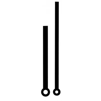 Комплект стрелок 732 black (96/68мм)