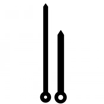 Комплект стрелок 755 black (100/71мм)